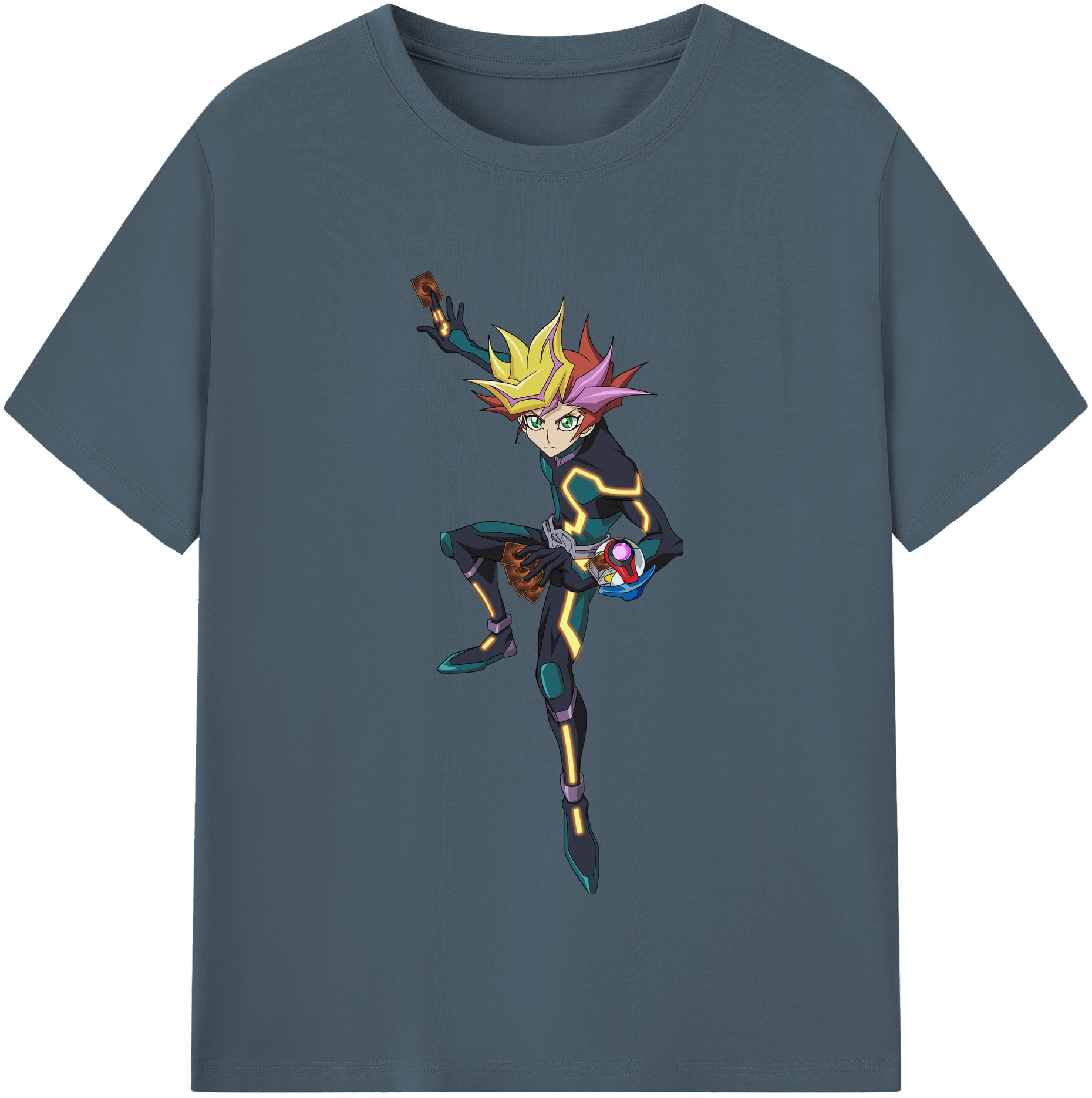 （画像用） 遊☆戯☆王 Yu-Gi-Oh! 綿100％半袖Tシャツ（フロントプリント）